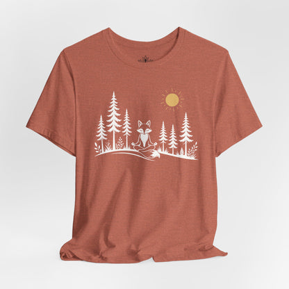 Peaceful Forest Fox Tee