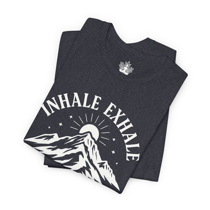 Inhale Exhale Repeat Mountain Men Tee