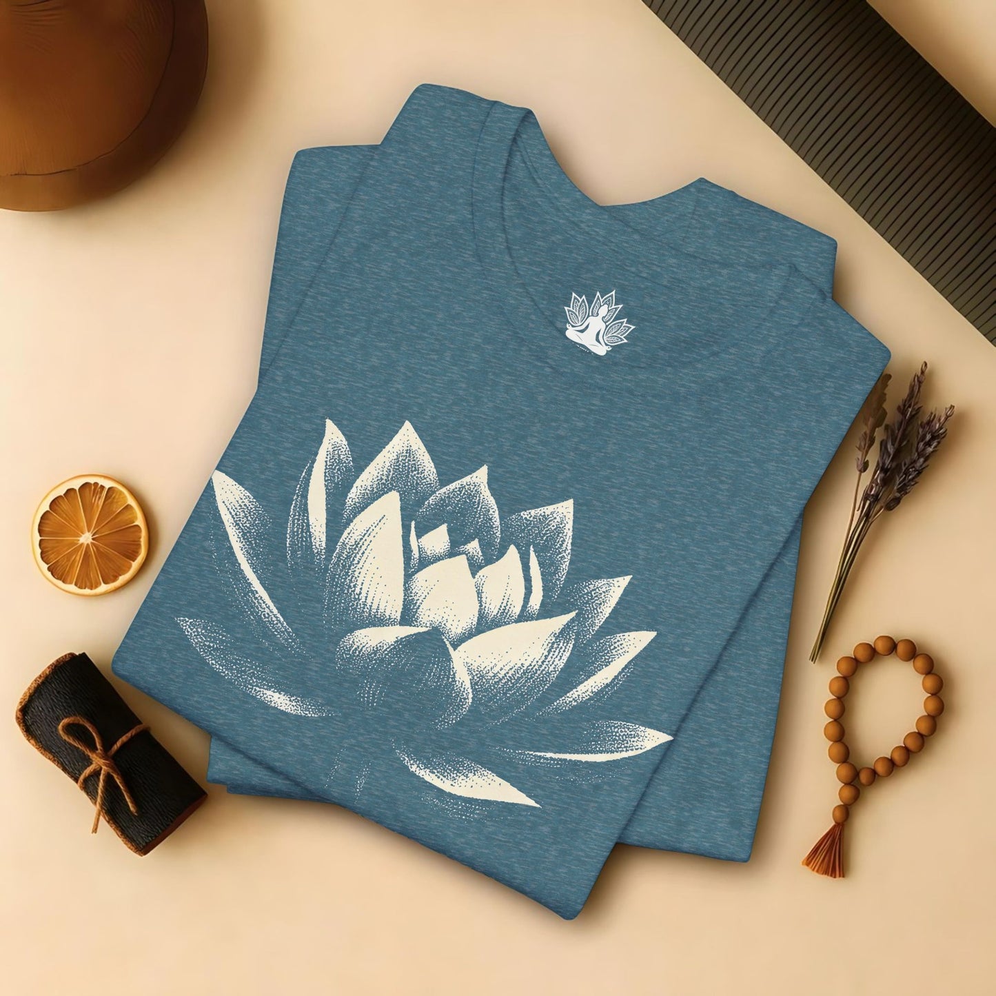 White Lotus Shadow Art Tee