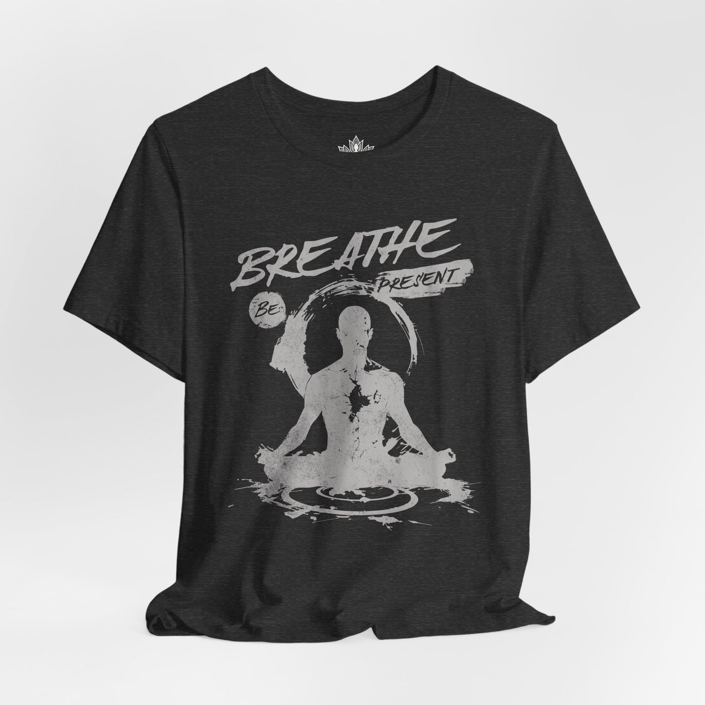 Breathe Be Present – Mindfulness Men Tee