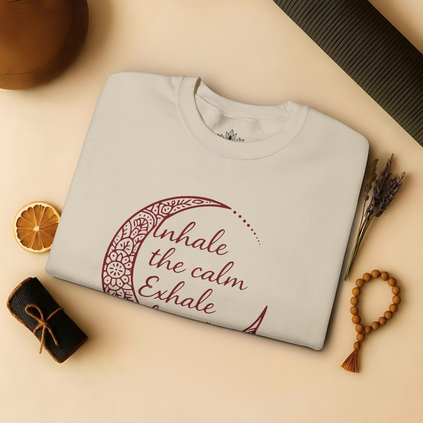 Inhale Calm Exhale Noise - Cozy Sweater