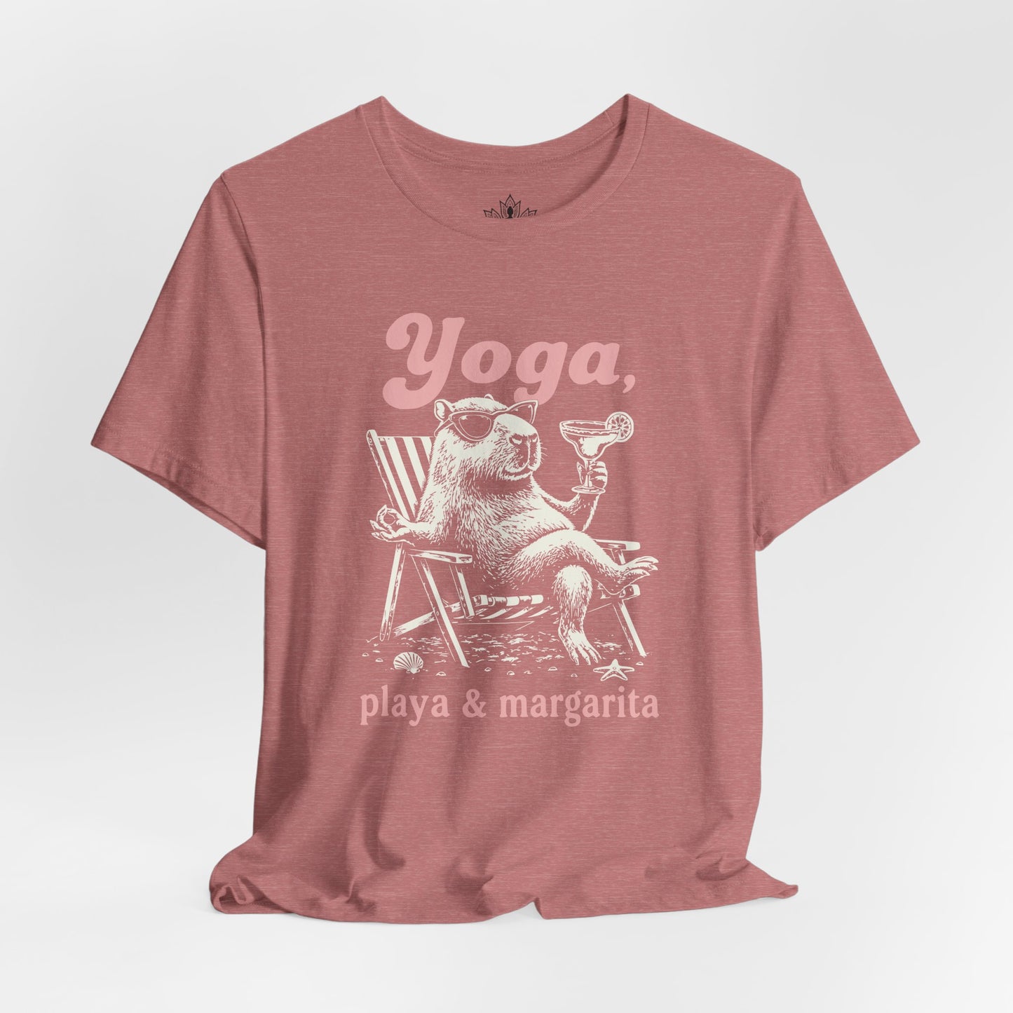 Capybara Yoga, Playa & Margarita Tee