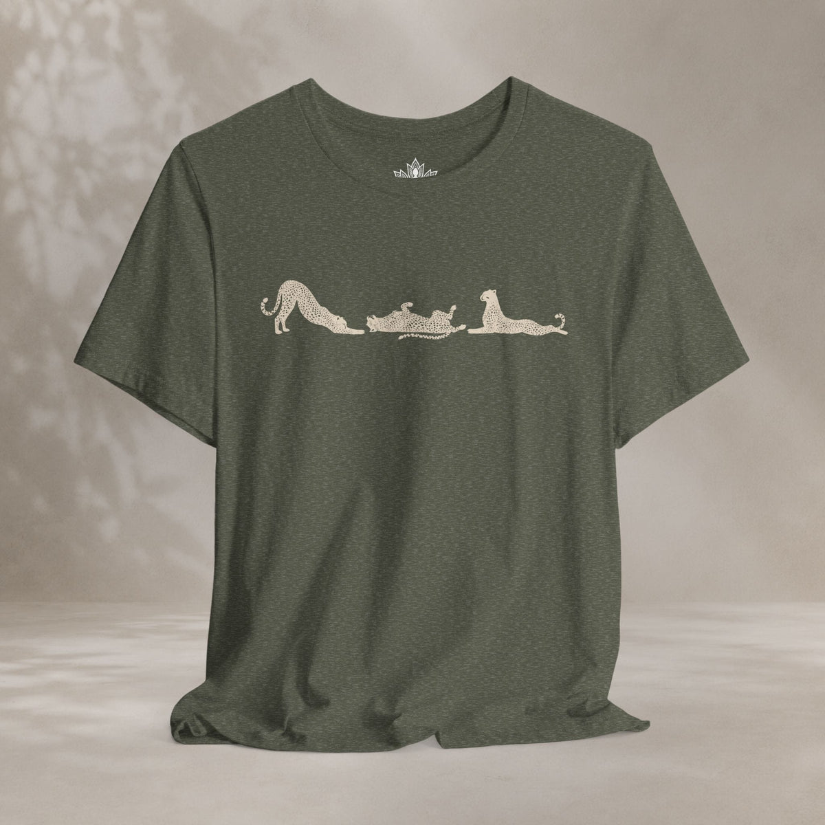 Printify T-Shirt Cheetah Savanna Flow Tee Cheetah Savanna Flow Tee