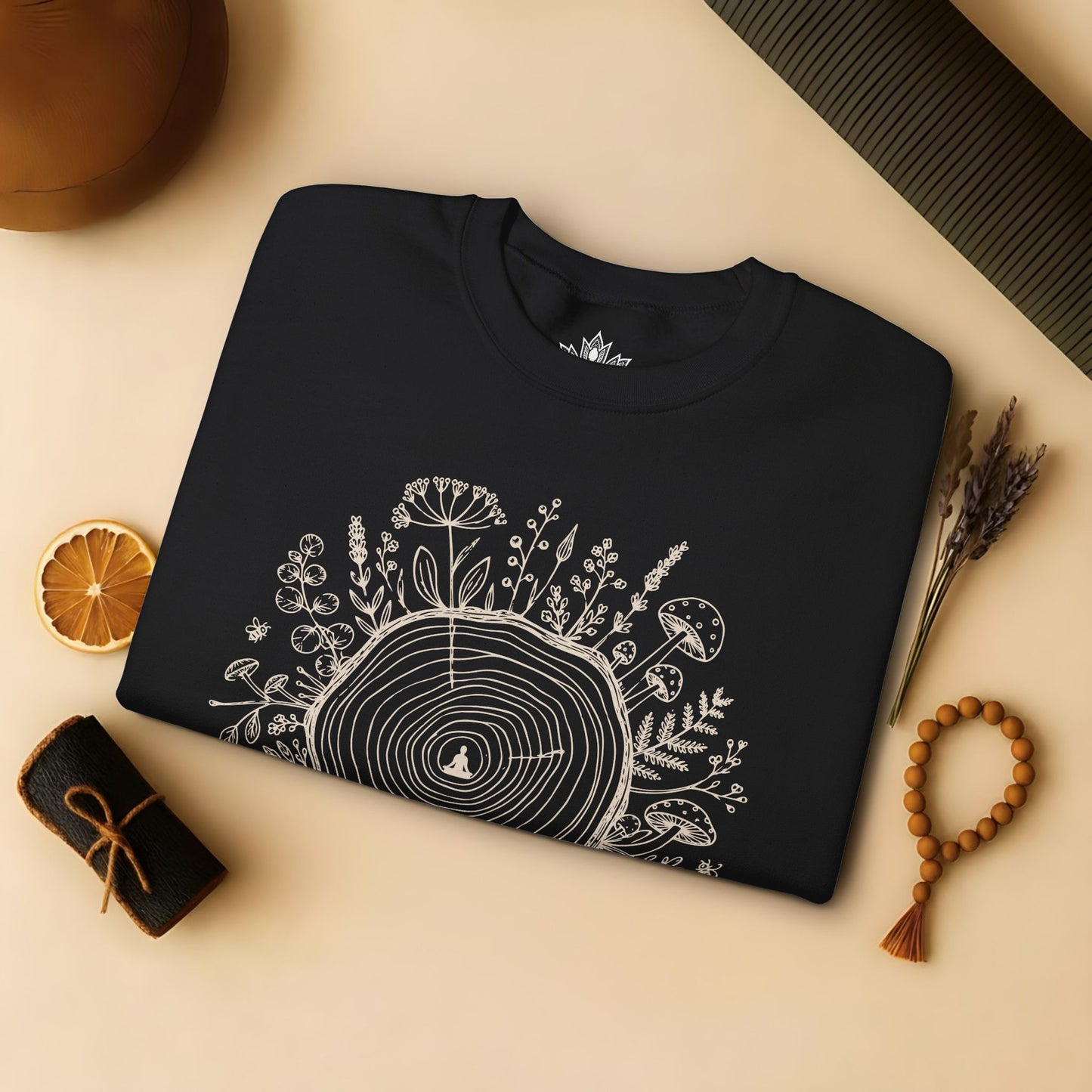 The Quiet Center Botanical Sweatshirt