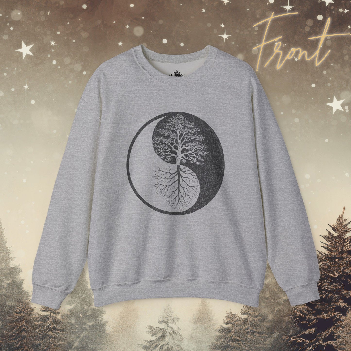 Yin Yang Tree - Mirrored Roots Sweater