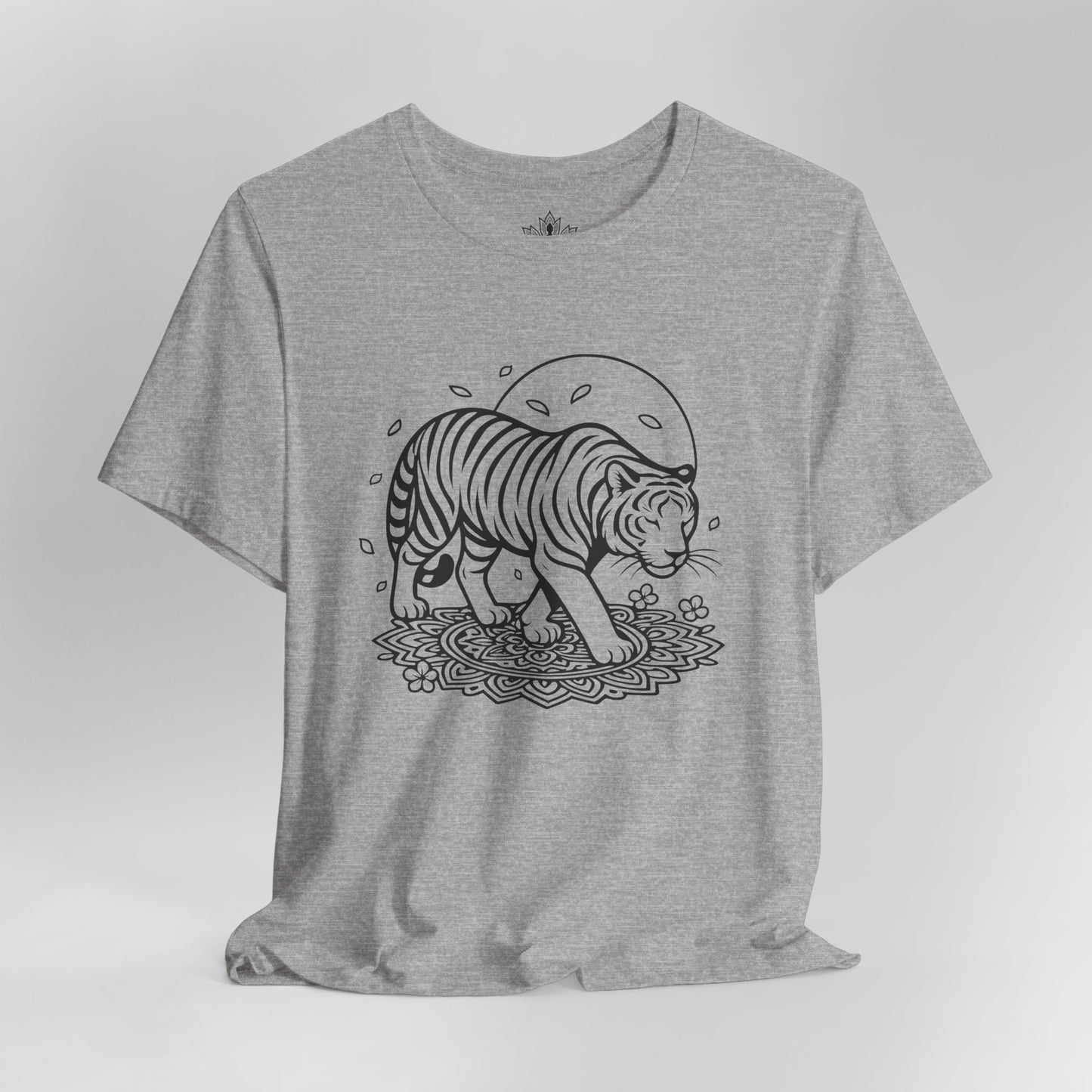 Peaceful Tiger – Mandala Flow Tee