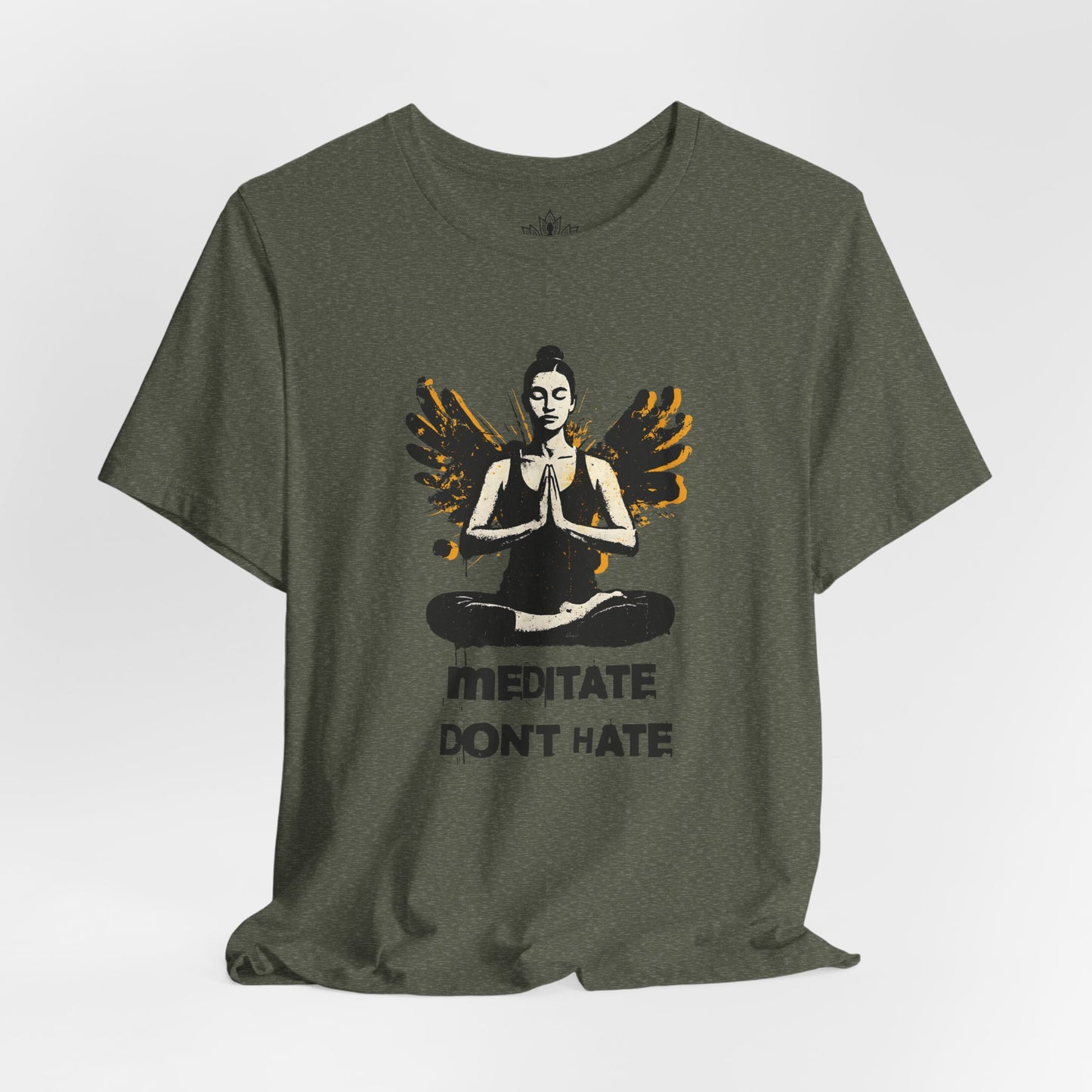 Street Art Meditate Don't Hate Tee