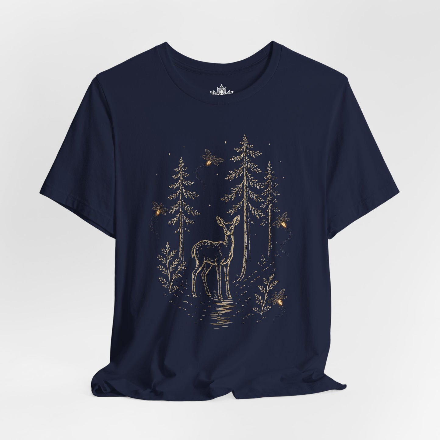 The Quiet Path Doe & Fireflies Tee