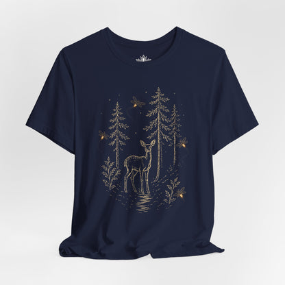 The Quiet Path Doe & Fireflies Tee