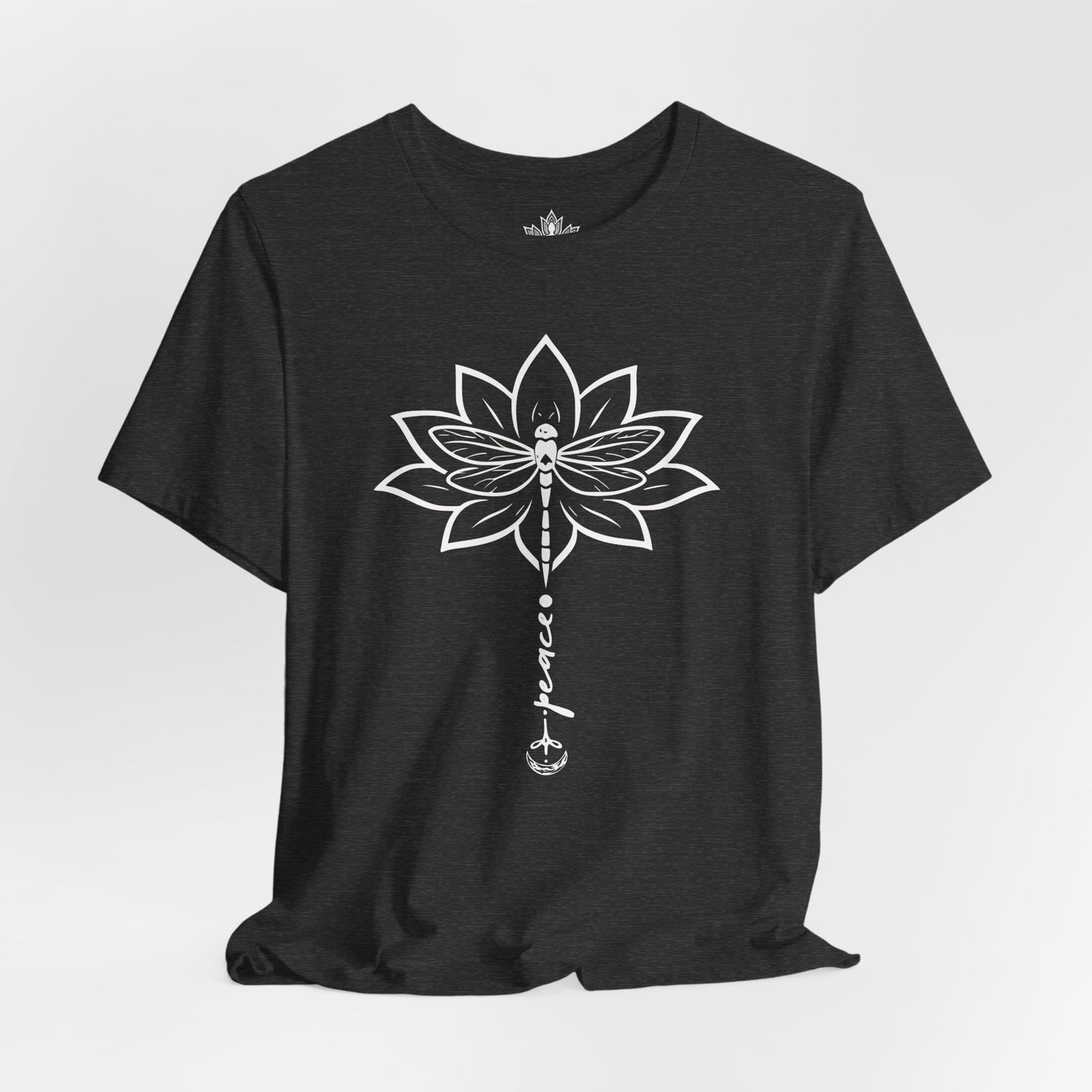 Peace Lotus Dragonfly – Mindful Nature Tee