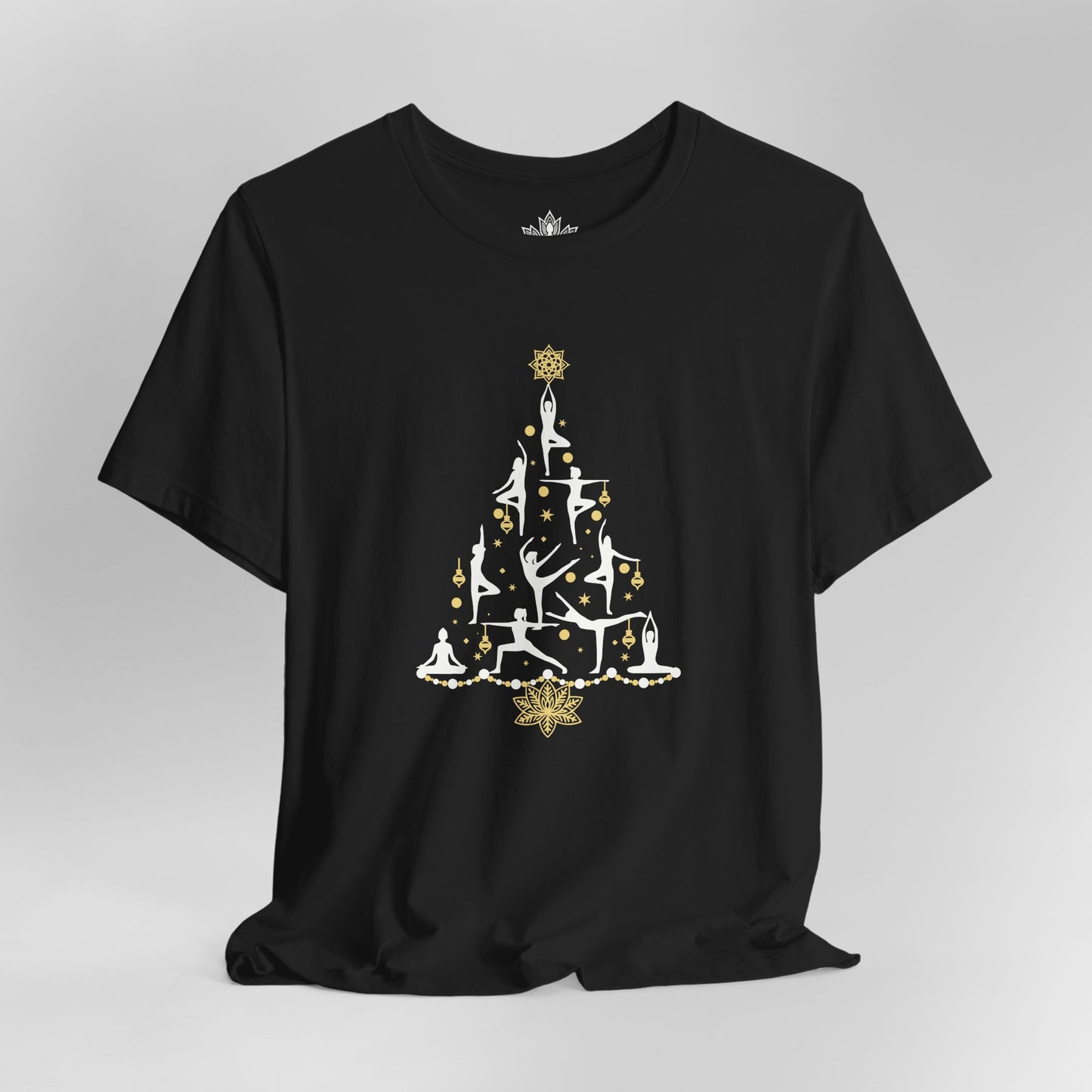 T-shirt de Noël Yoga Poses Christmas Tree – Pleine conscience