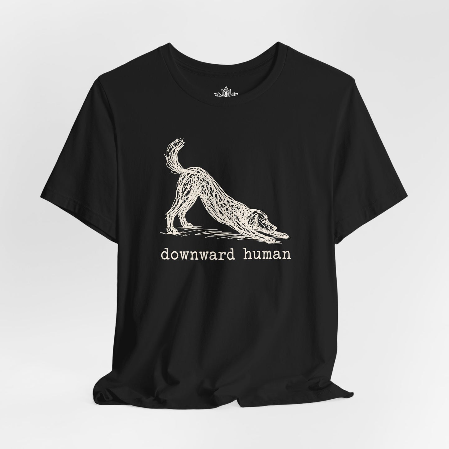 Line Art Downward Human Tee
