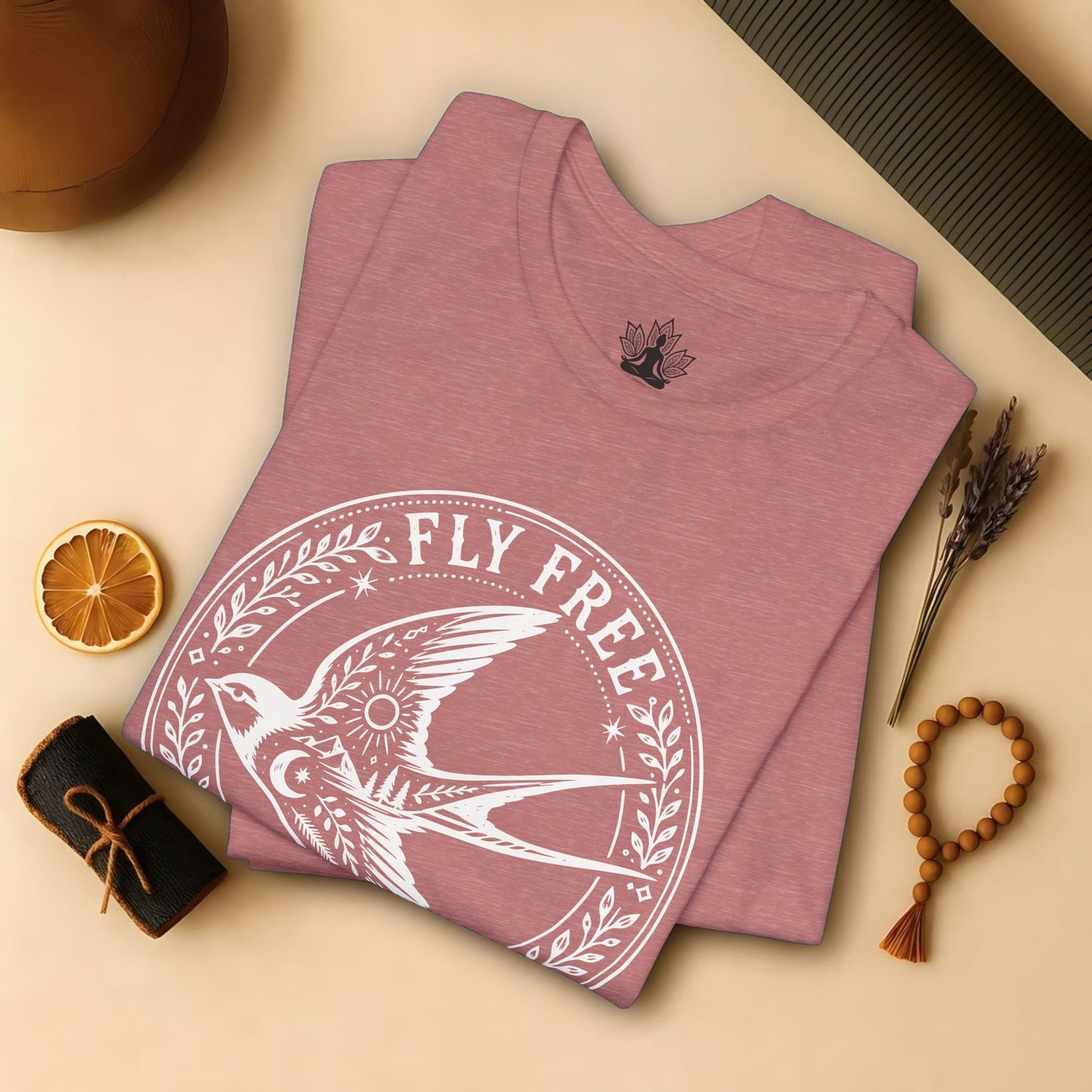 Fly Free, Little Bird Badge Tee