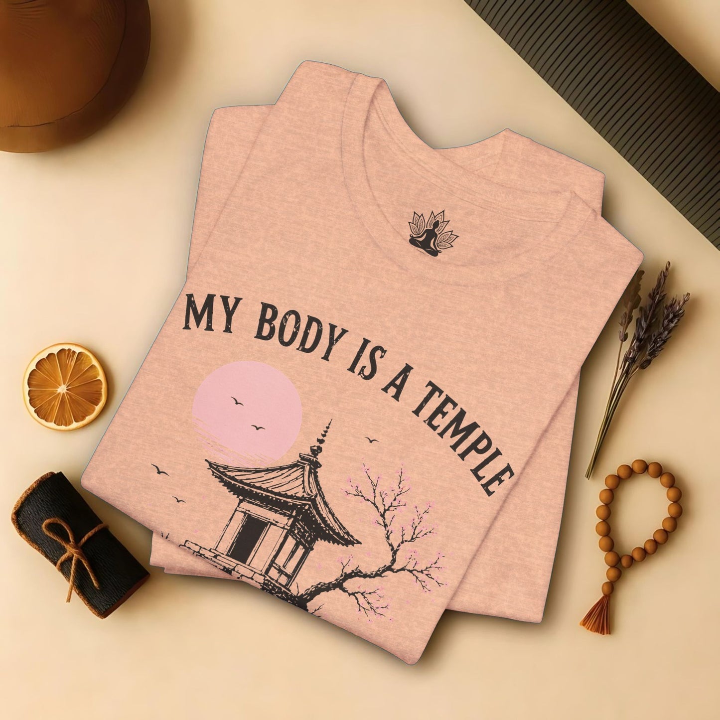 My Body Is A Temple: Ancient, Crambling, Still Sacred Tee