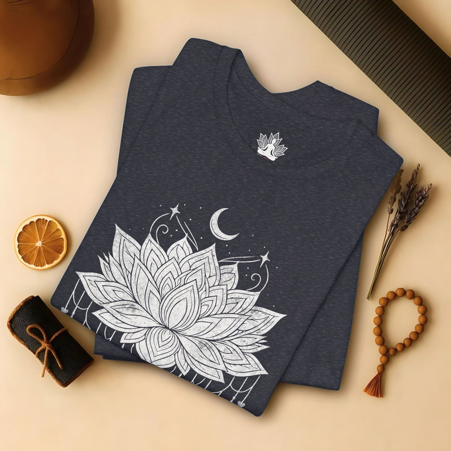 Vintage Moon Lotus Tee