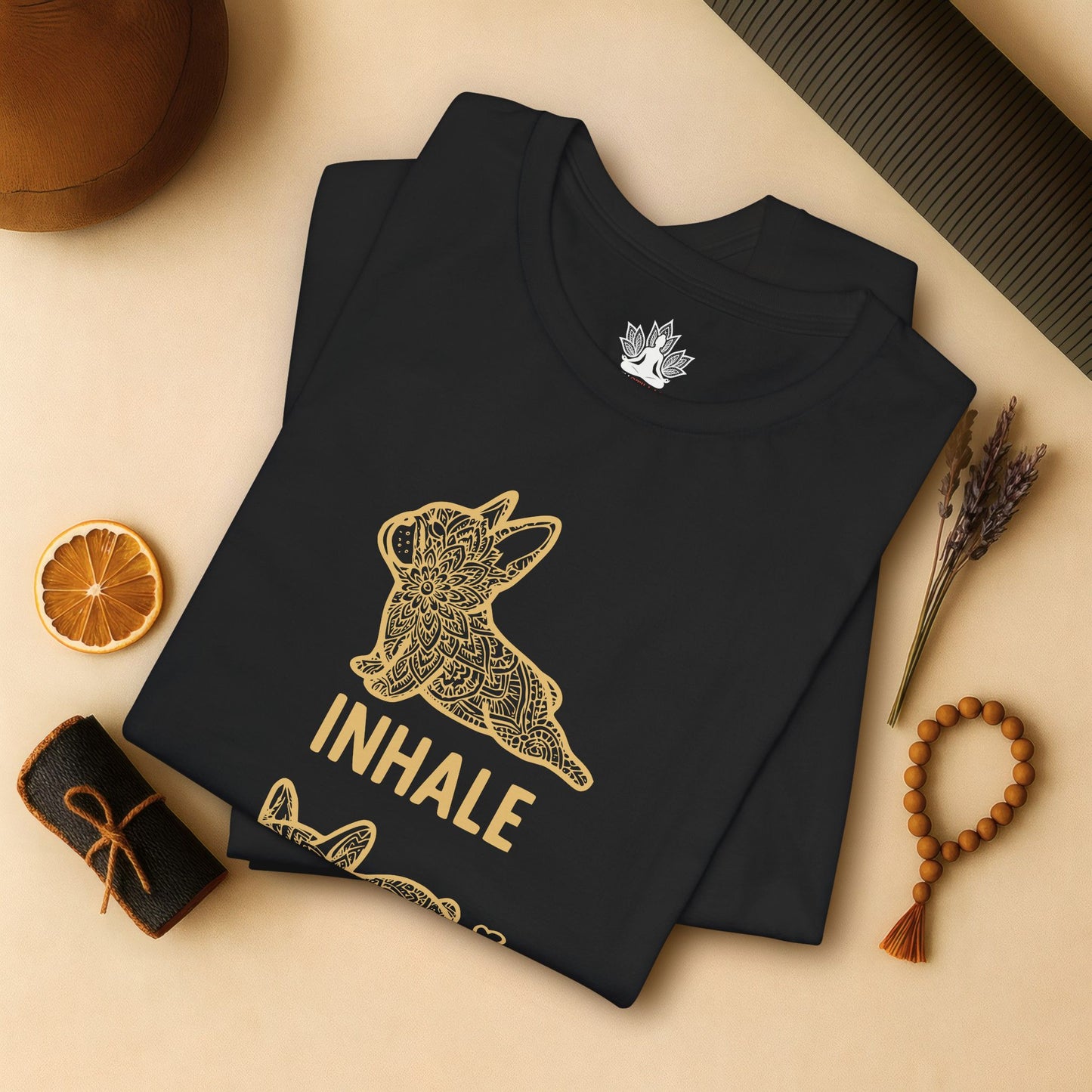 Frenchie Inhale Exhale Tee