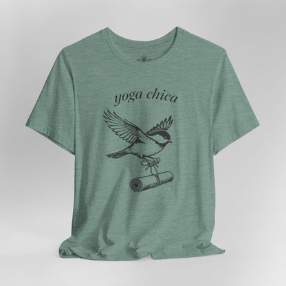 Yoga Chica Chickadee Tee