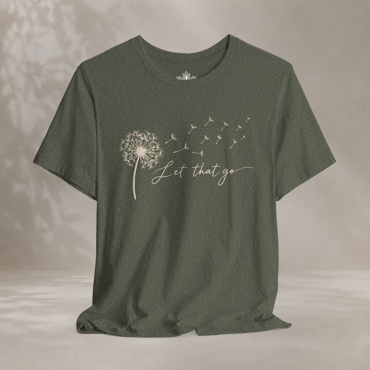Printify T-Shirt Let That Go Dandelion Tee Let That Go Dandelion Tee