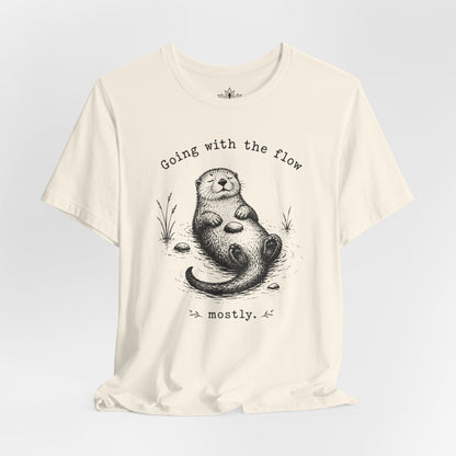 Going With The Flow Otter Tee