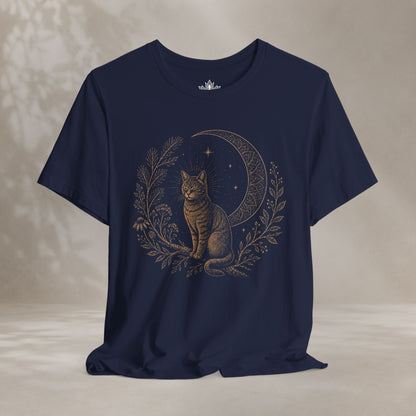 Cat Mandala Moon Tee