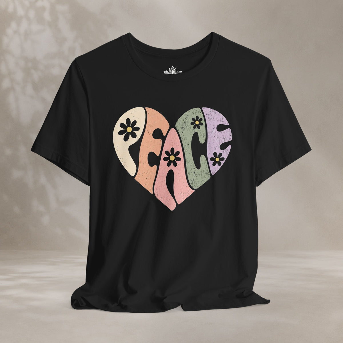 Retro Peace Heart Tee