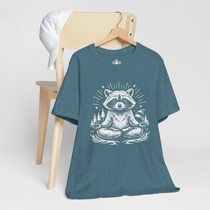 Meditating Raccoon Men Tee