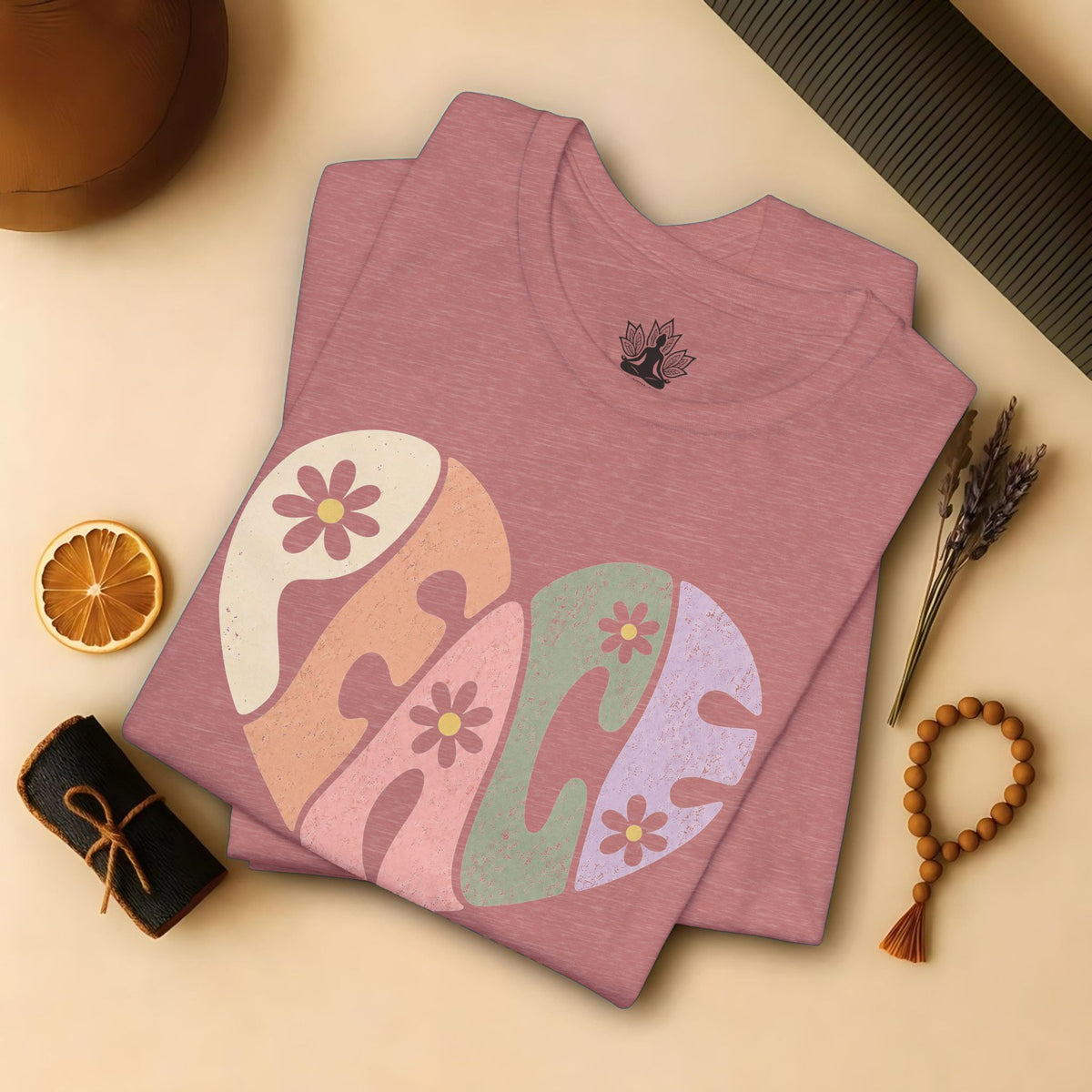 Retro Peace Heart Tee