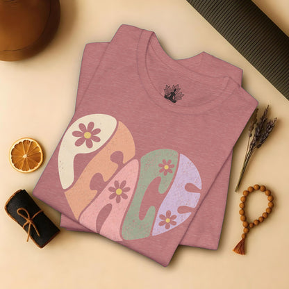 Retro Peace Heart Tee