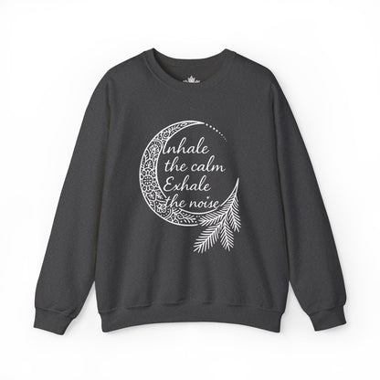 Inhale Calm Exhale Noise - Cozy Sweatshirt