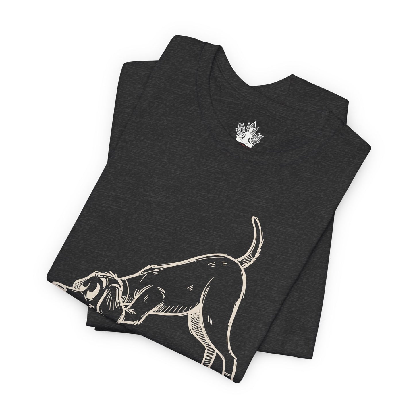 Downward Human – Funny Yoga Dog Vintage Tee