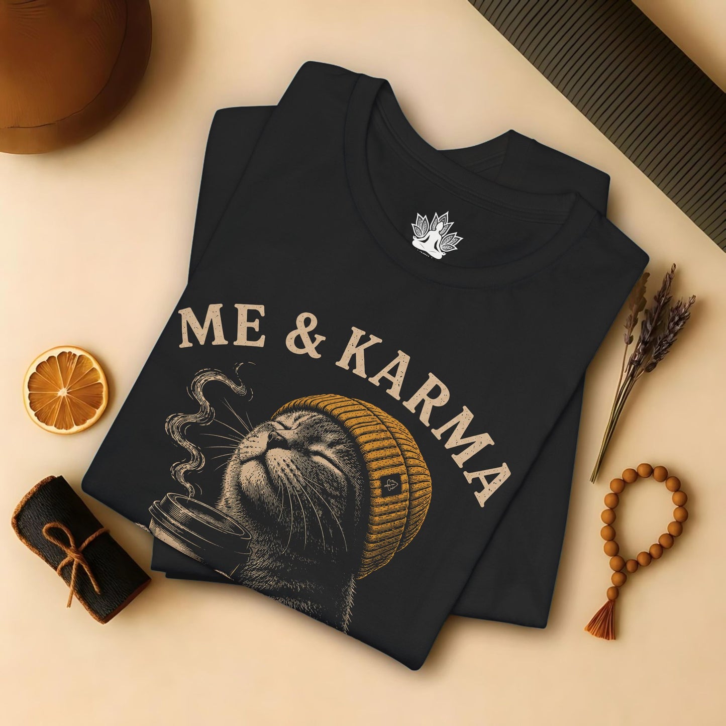 Me & Karma Vibe Like That Cat Tee