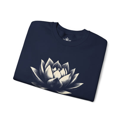 White Lotus Shadow Art Sweatshirt