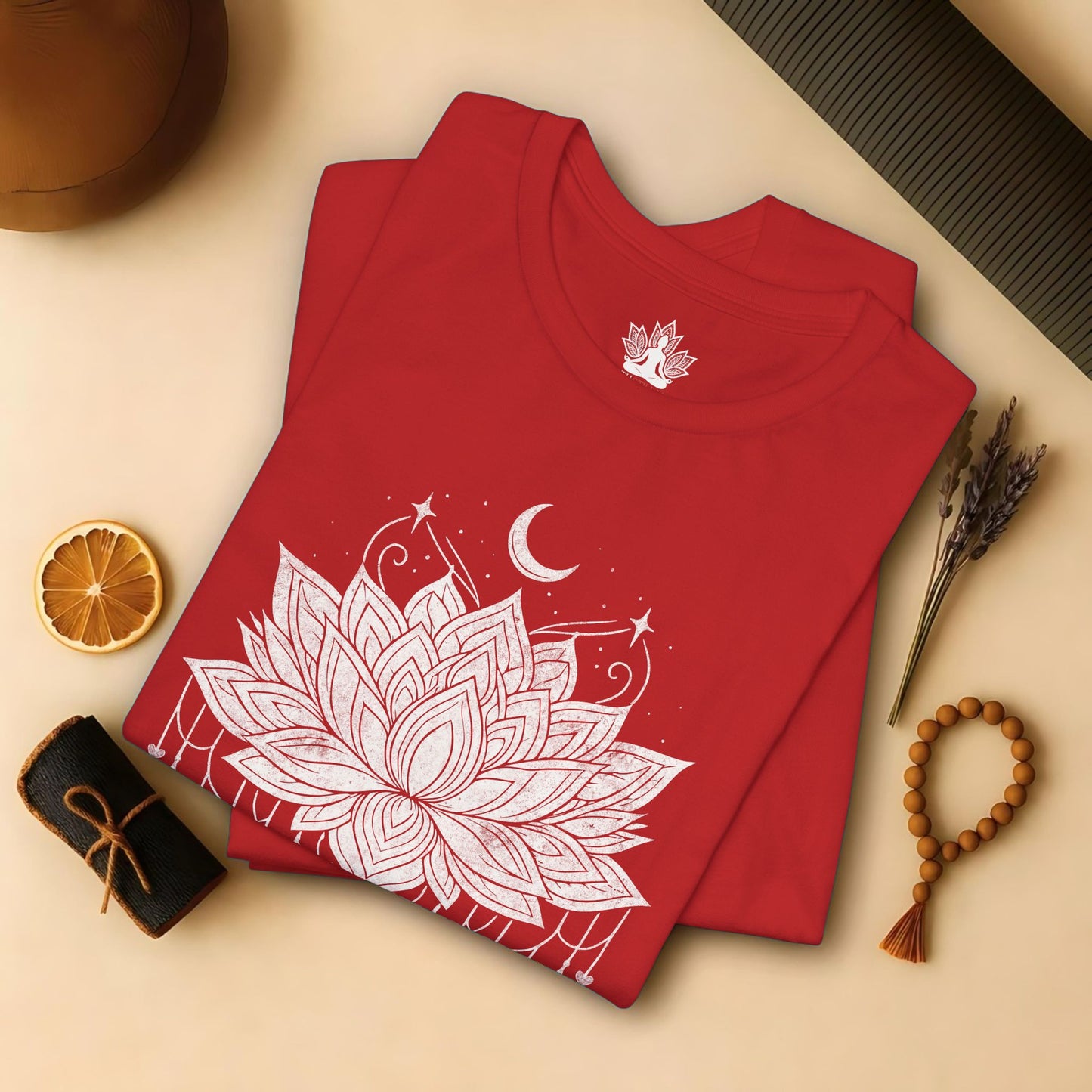 Vintage Moon Lotus Tee