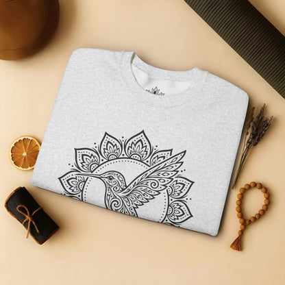Hummingbird & Mandala Sweatshirt
