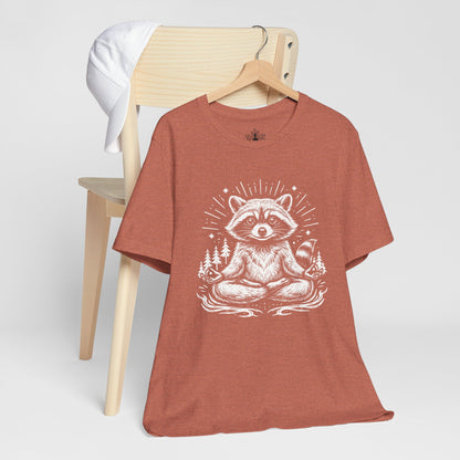 Meditating Raccoon Men Tee