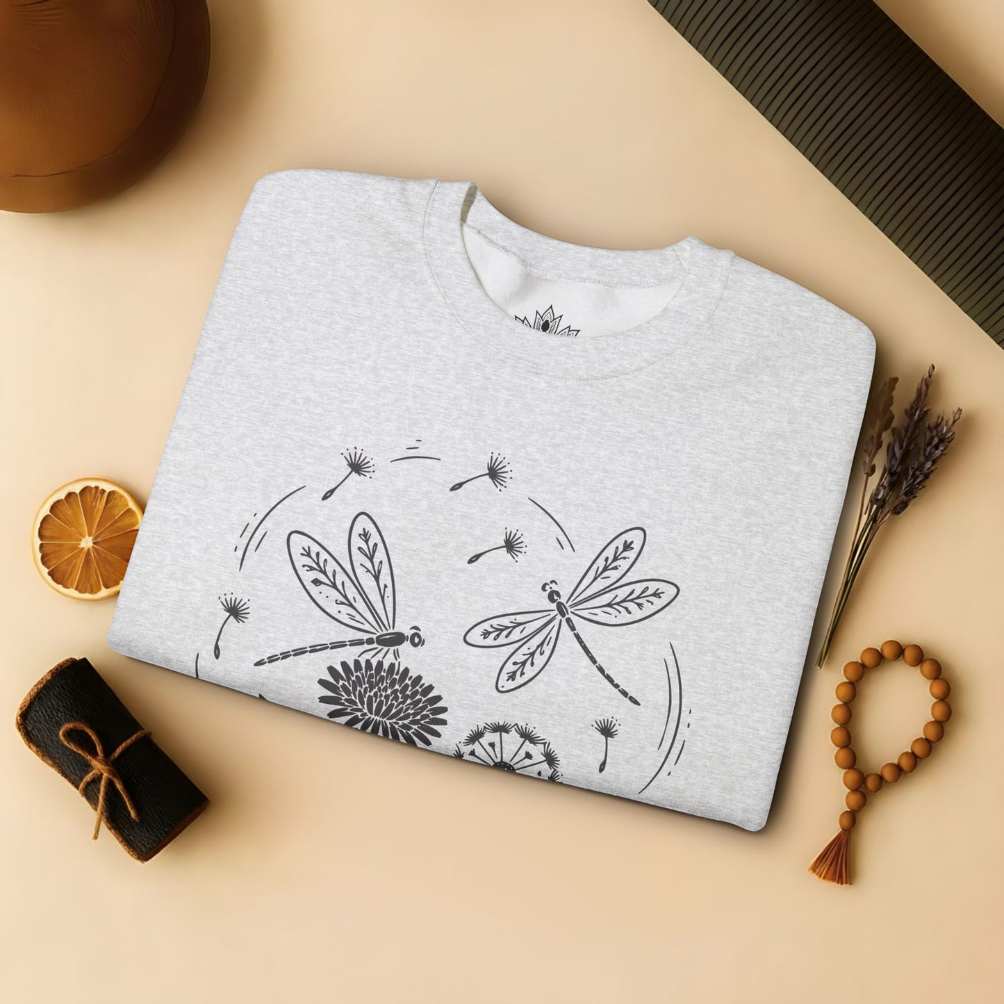 Go With The Flow Delicate Dragonflies Sweatshirt