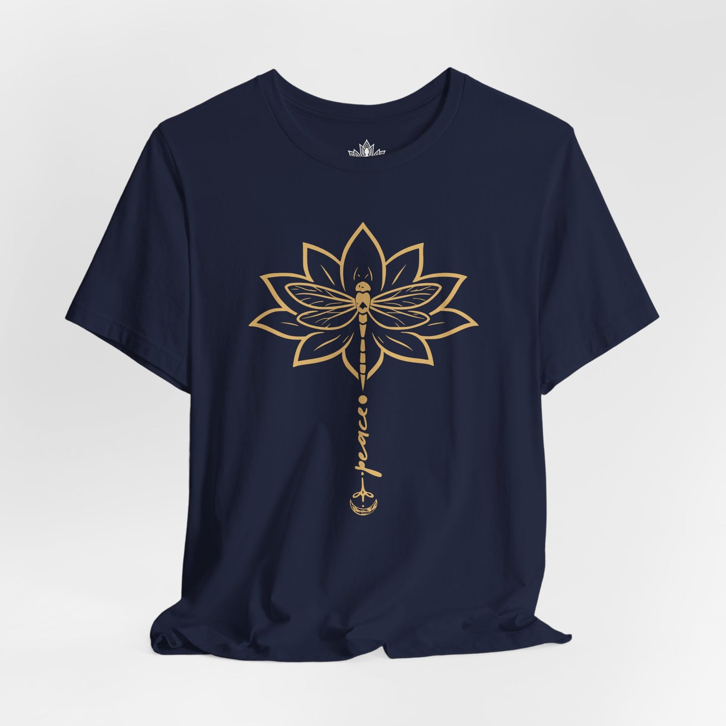 Peace Lotus Dragonfly – Mindful Nature Tee
