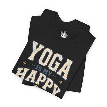 Yoga Is My Happy Hour Men Tee