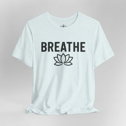 Breathe Lotus – Minimalist Yoga Class Men Tee