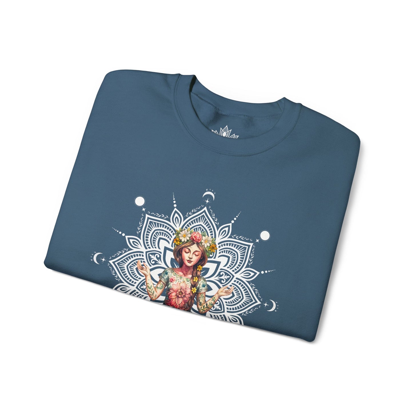 Boho Floral Mandala Sweatshirt