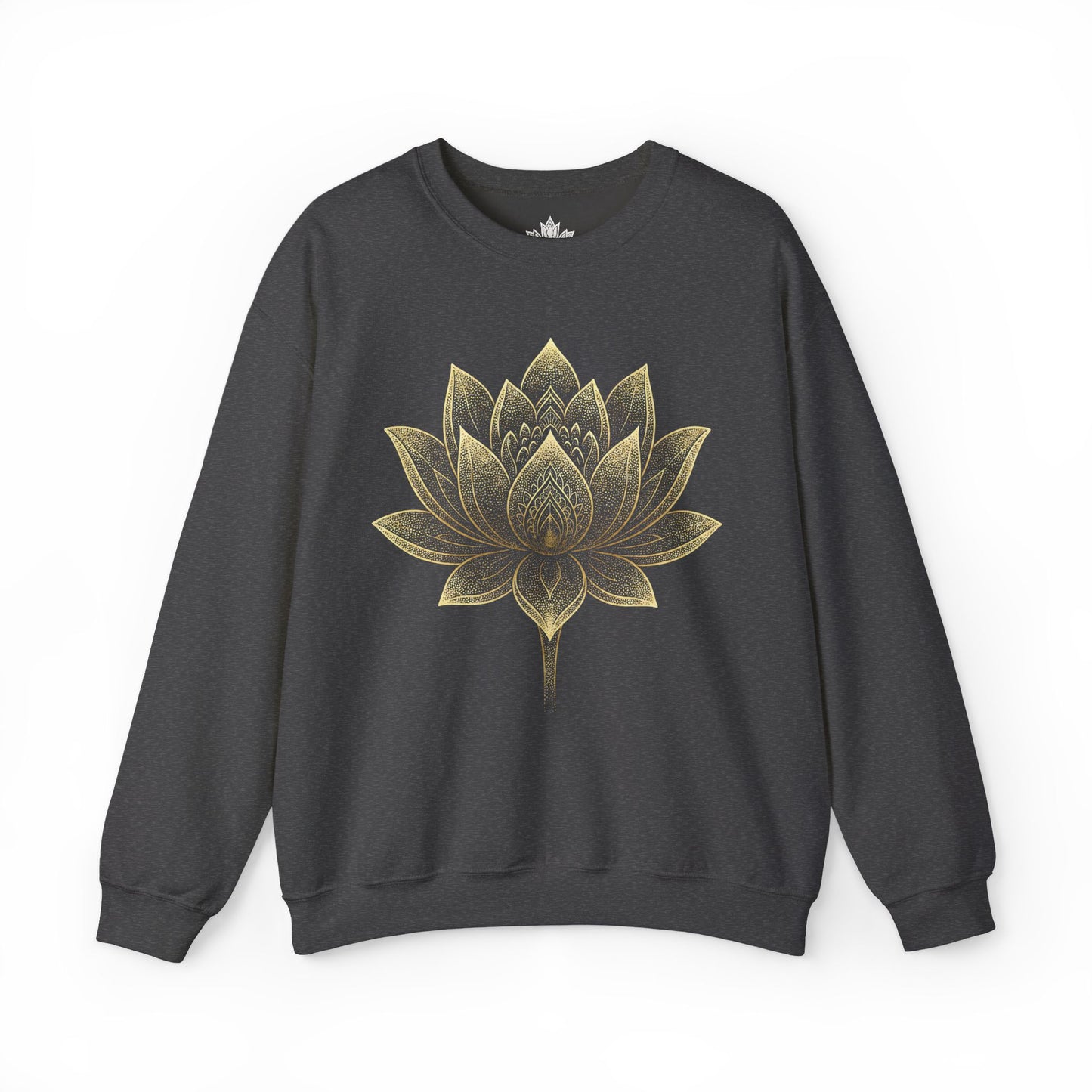 Sweat-shirt Fleur de lotus dorée