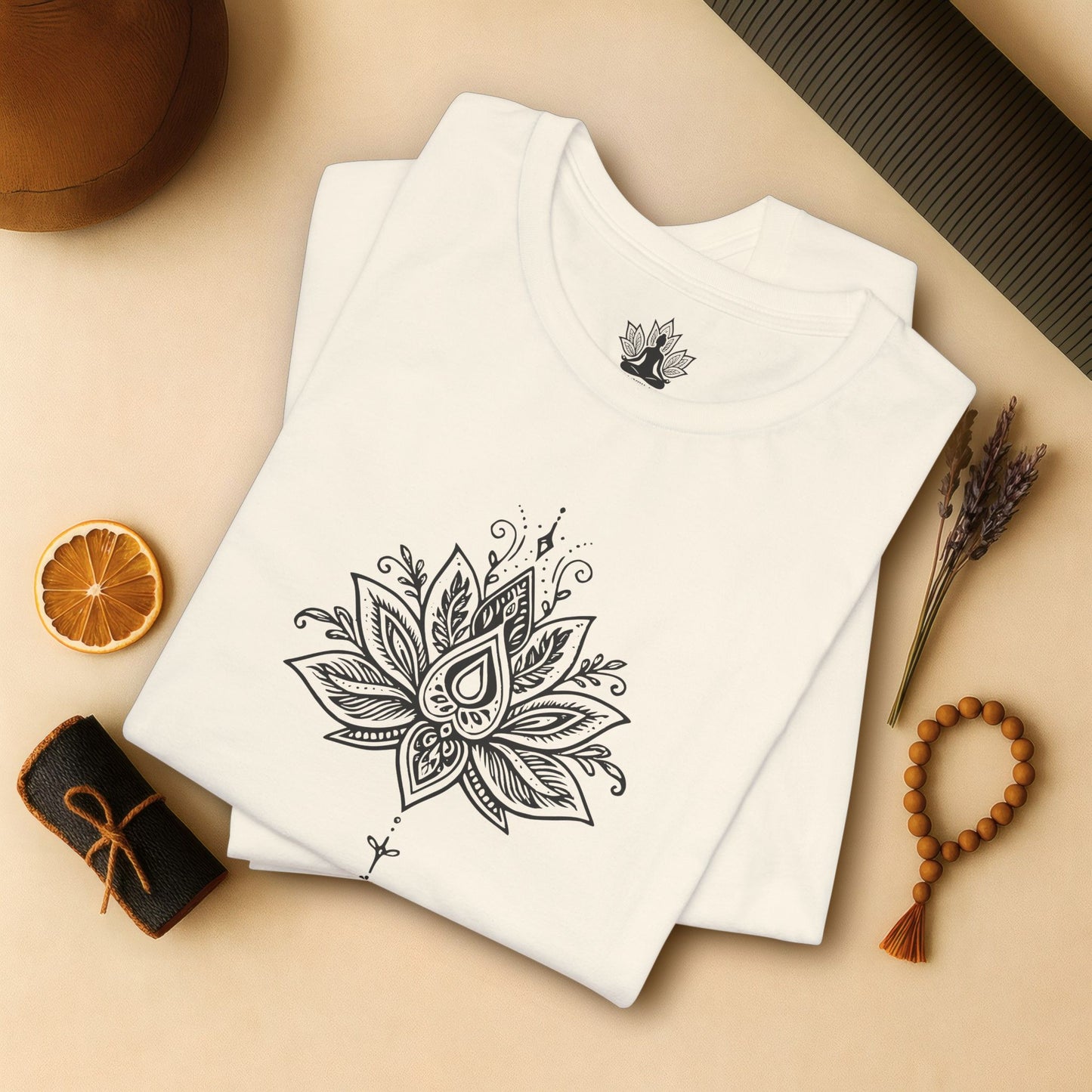 Balance Within – Lotus Yoga Tee