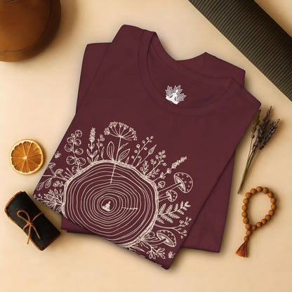 The Quiet Center Botanical Tee
