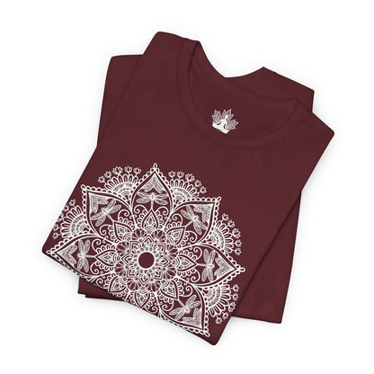 Dragonflies & Flowers Mandala