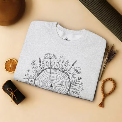 The Quiet Center Botanical Sweatshirt
