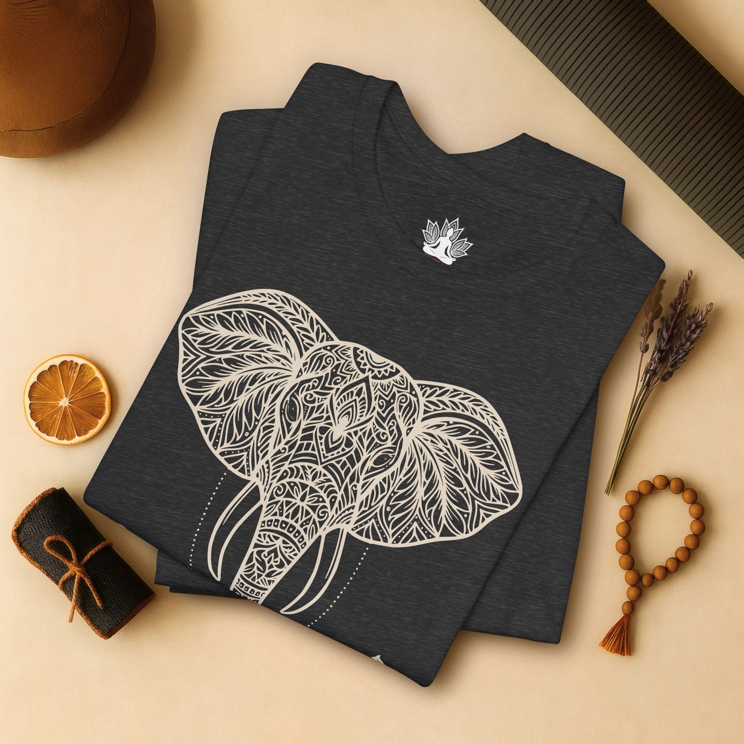 Elephant Mandala Art Tee
