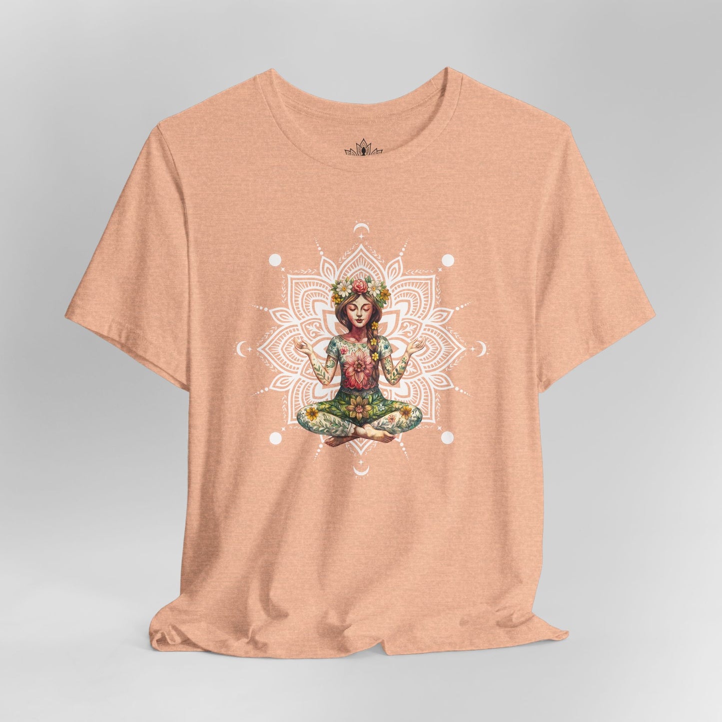 Flower Meditation Boho Tee