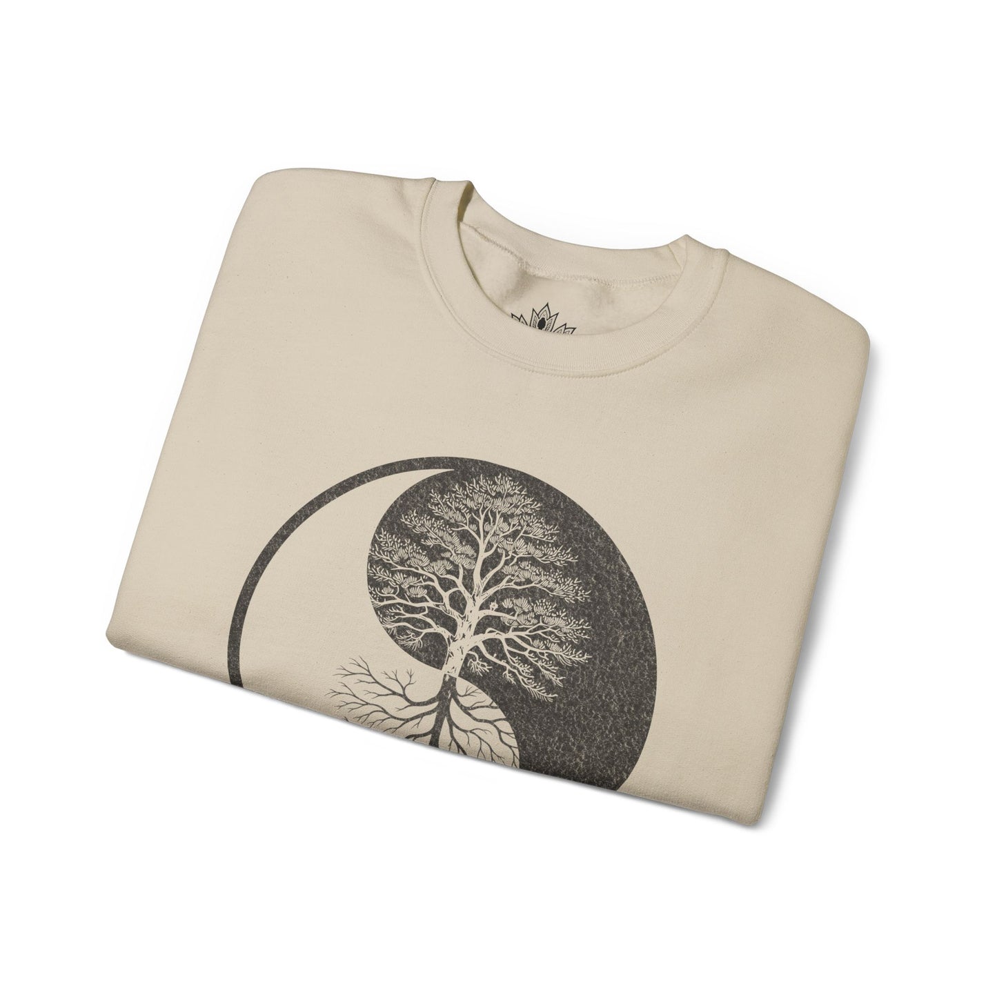 Arbre Yin Yang - Sweat-shirt à racines miroir