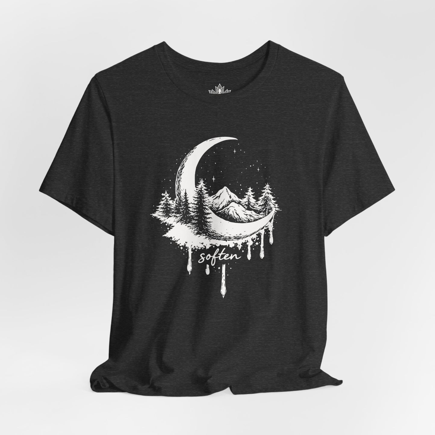 Soften Moon Mountain - Peaceful Meditation Tee