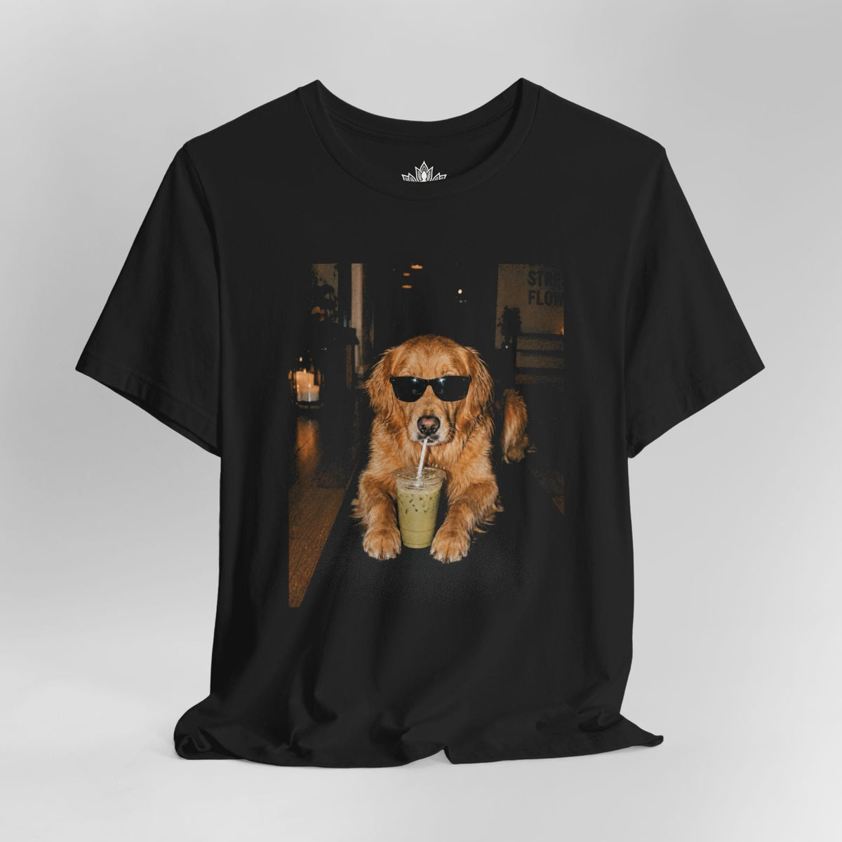 Printify T-Shirt Yogi Dog With Swag Men Tee Yogi Dog With Swag Men Tee